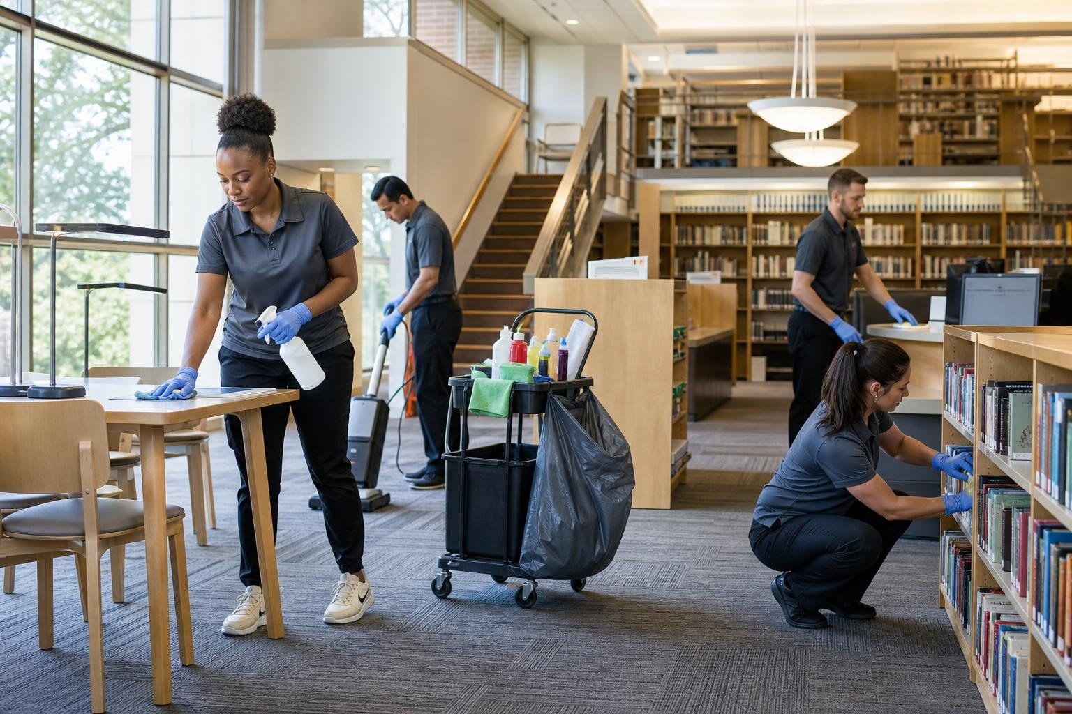 Cleaning Solutions for Library Facilities in Birmingham, Alabama