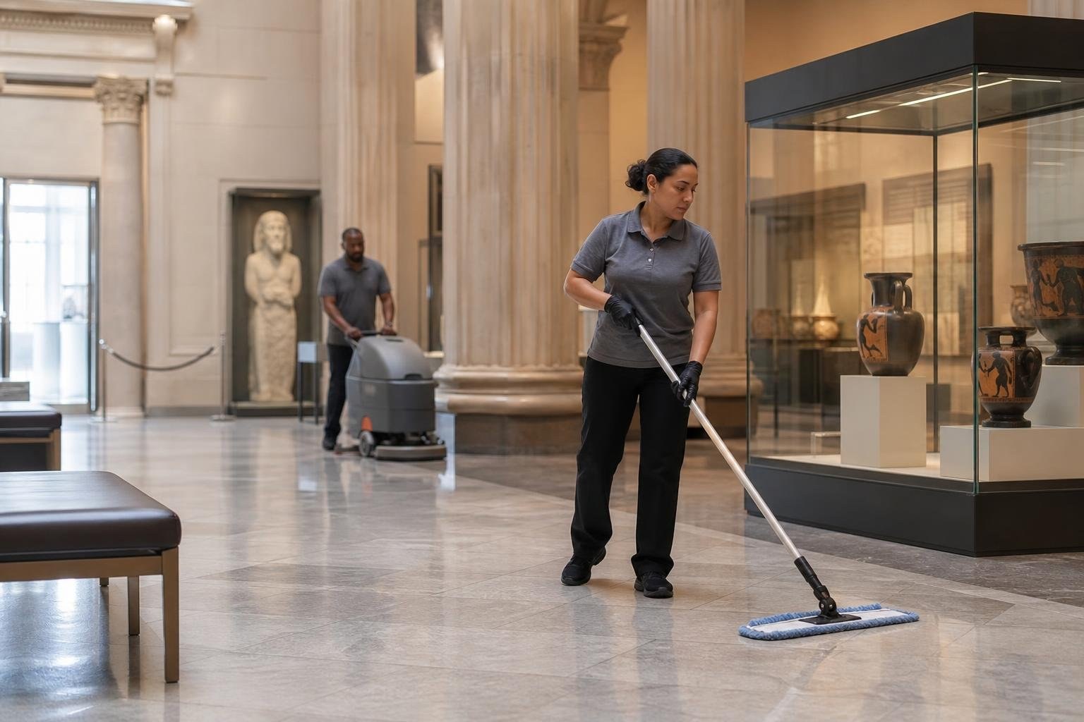 Museum Cleaning Built Around Your Facility