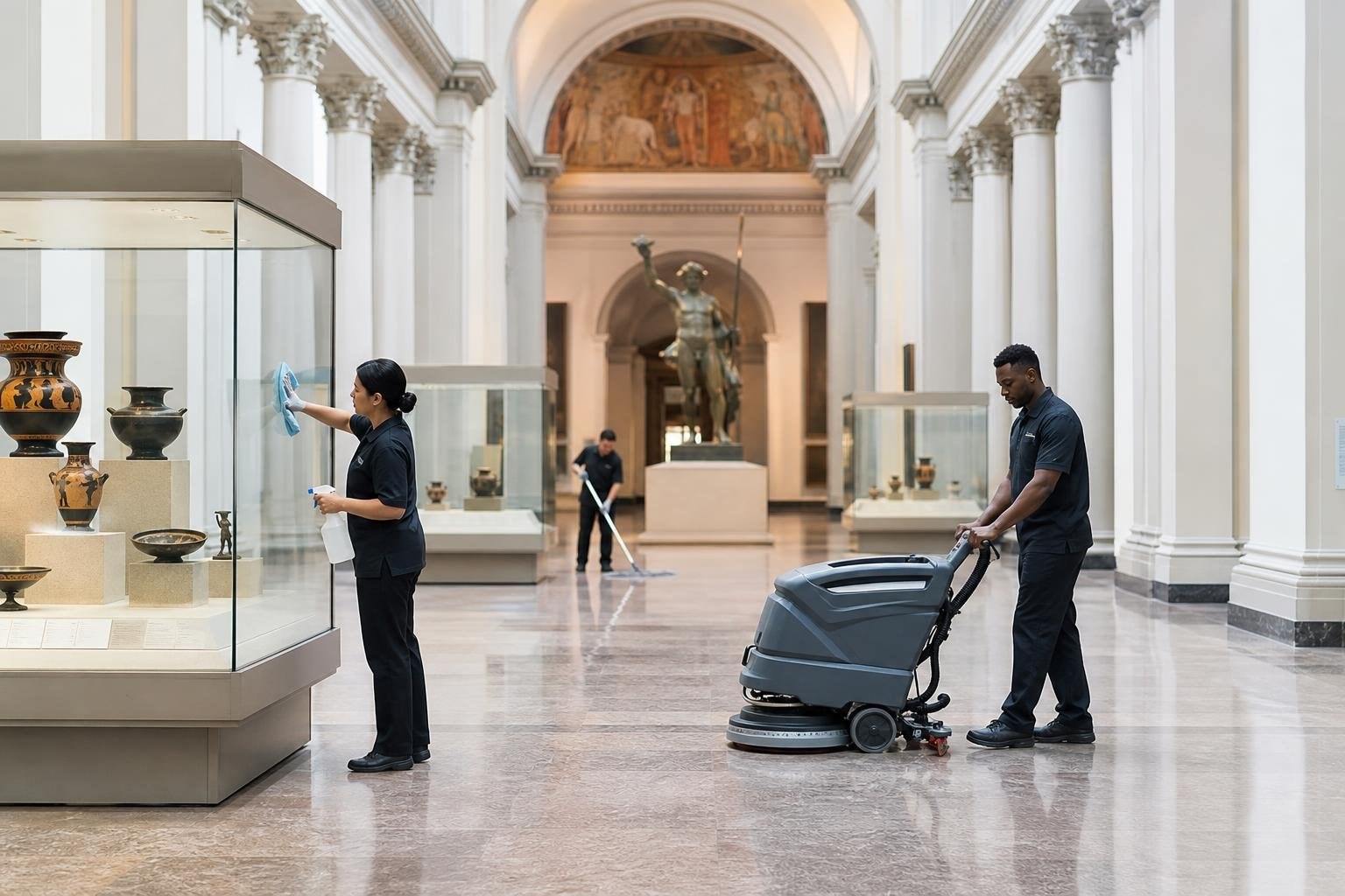 Professional Cultural Facility Cleaning Built Around Your Exhibits and Events
