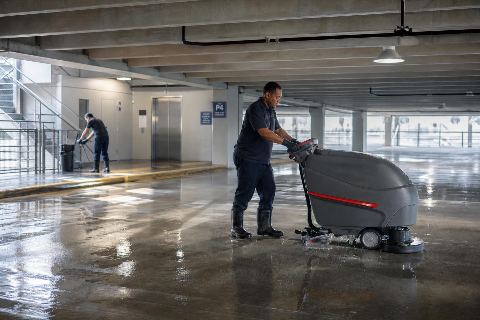 Reliable Cleaning for Parking Garages and Parking Facilities