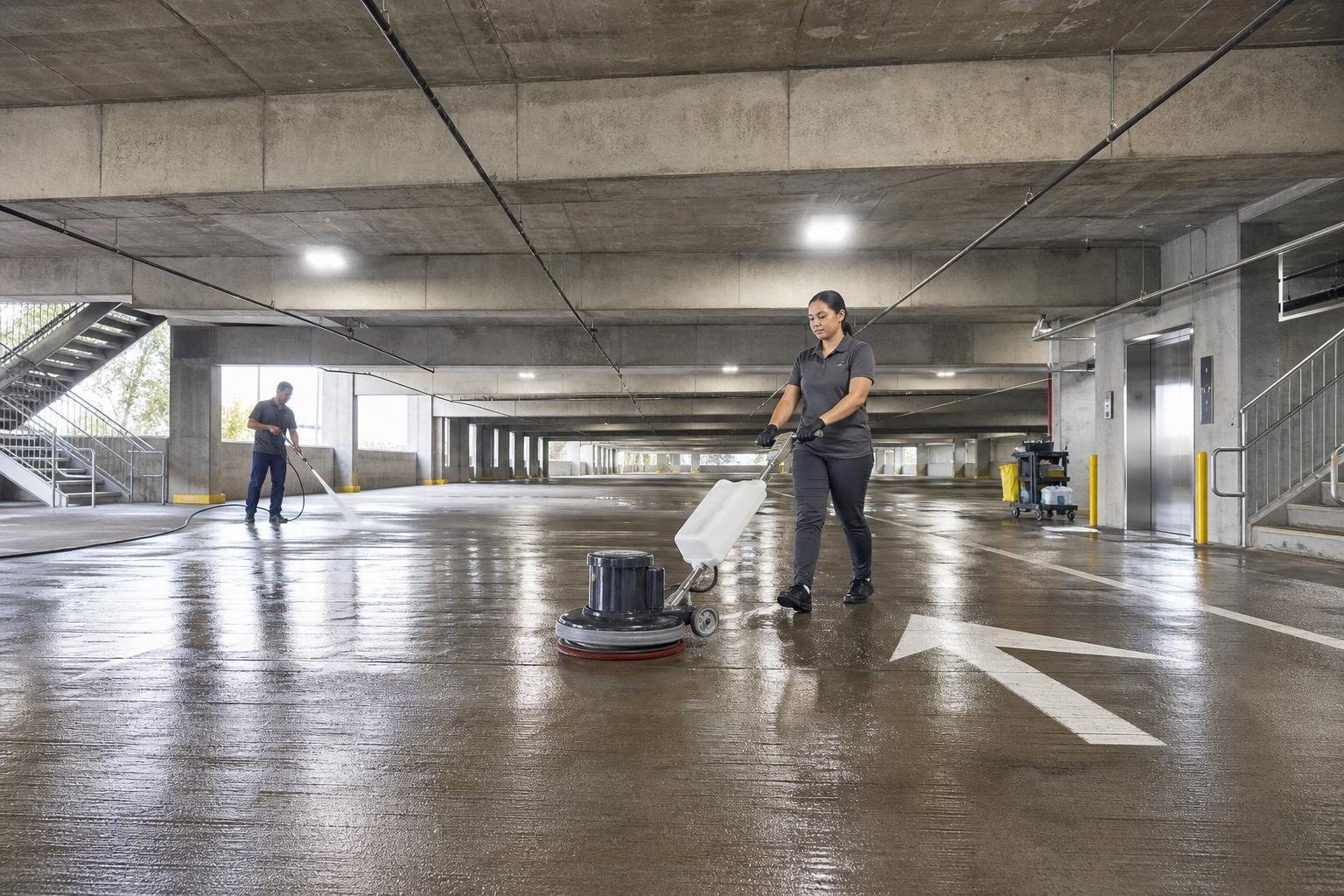 Parking Garage Cleaning for Cleaner, Better-Maintained Structures