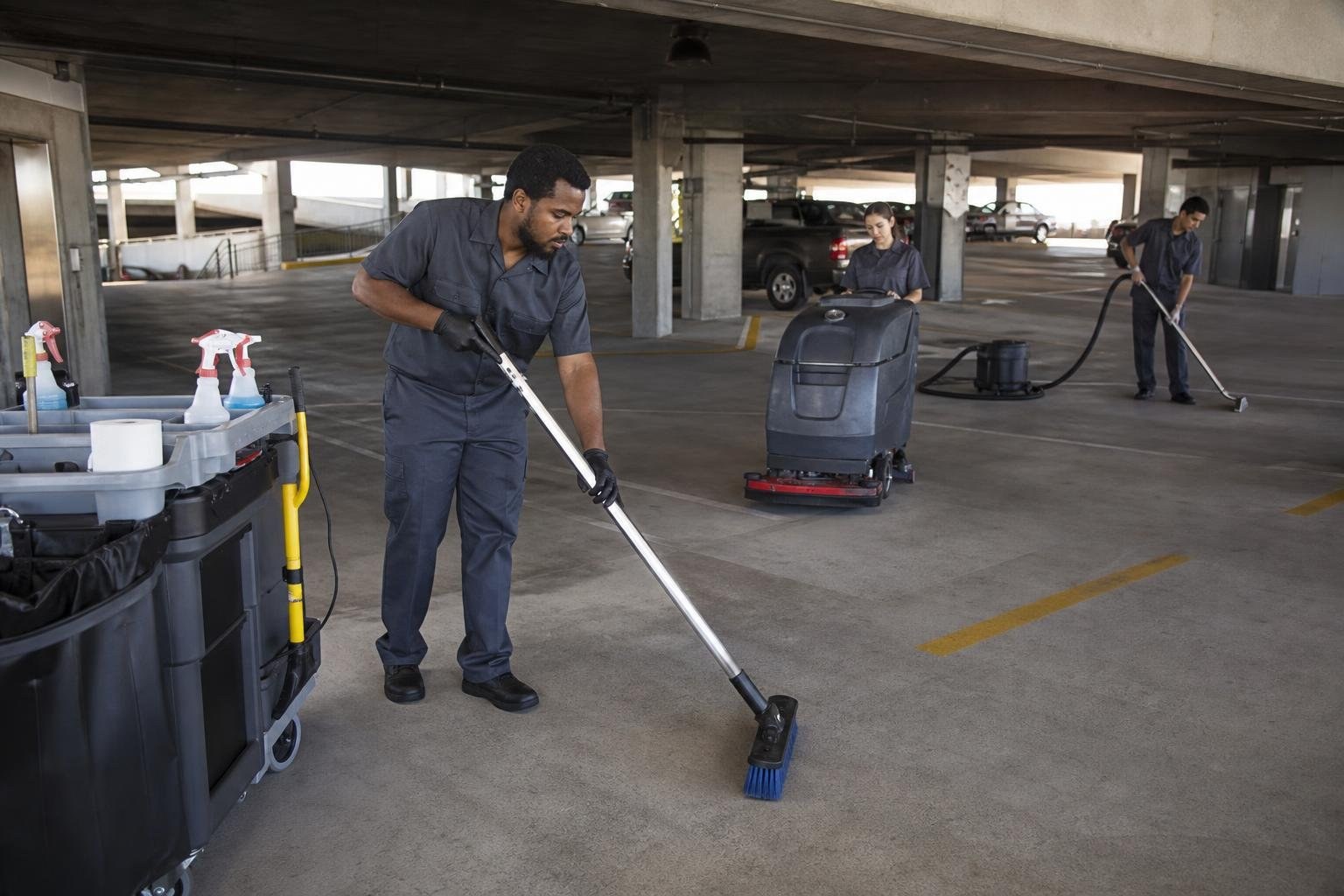 Cleaning for Parking Garages and Structures in Lubbock, Texas