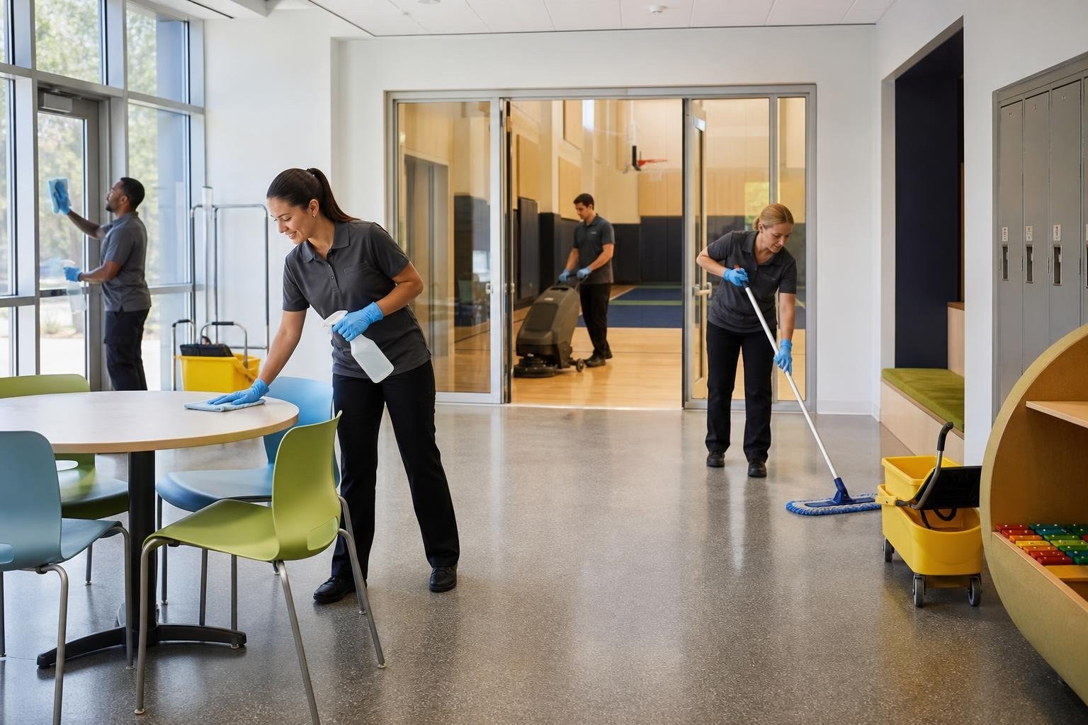Commercial Recreation Center Cleaning in Sacramento, California