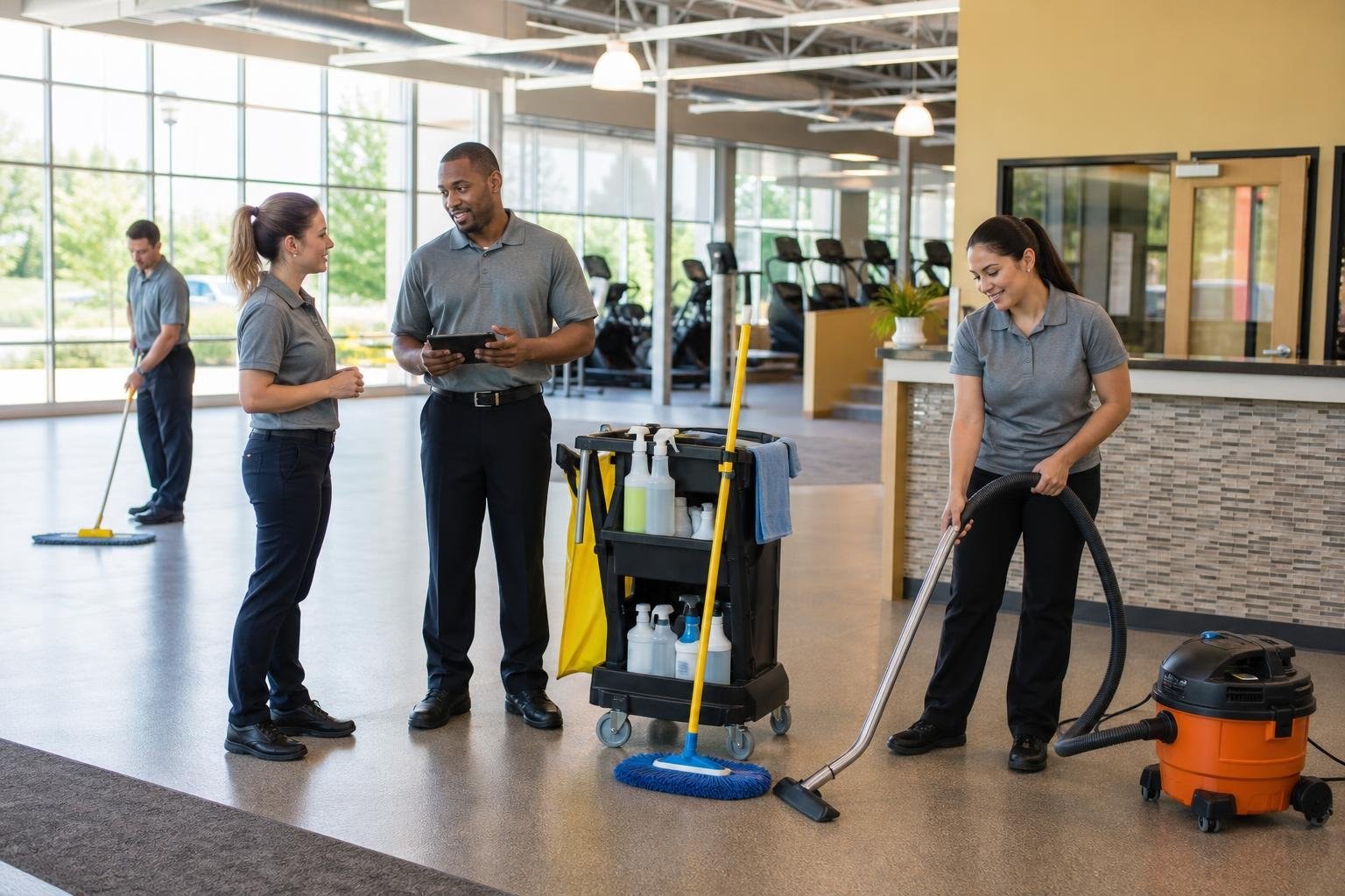 Recreation Center Cleaning Built Around Your Facility