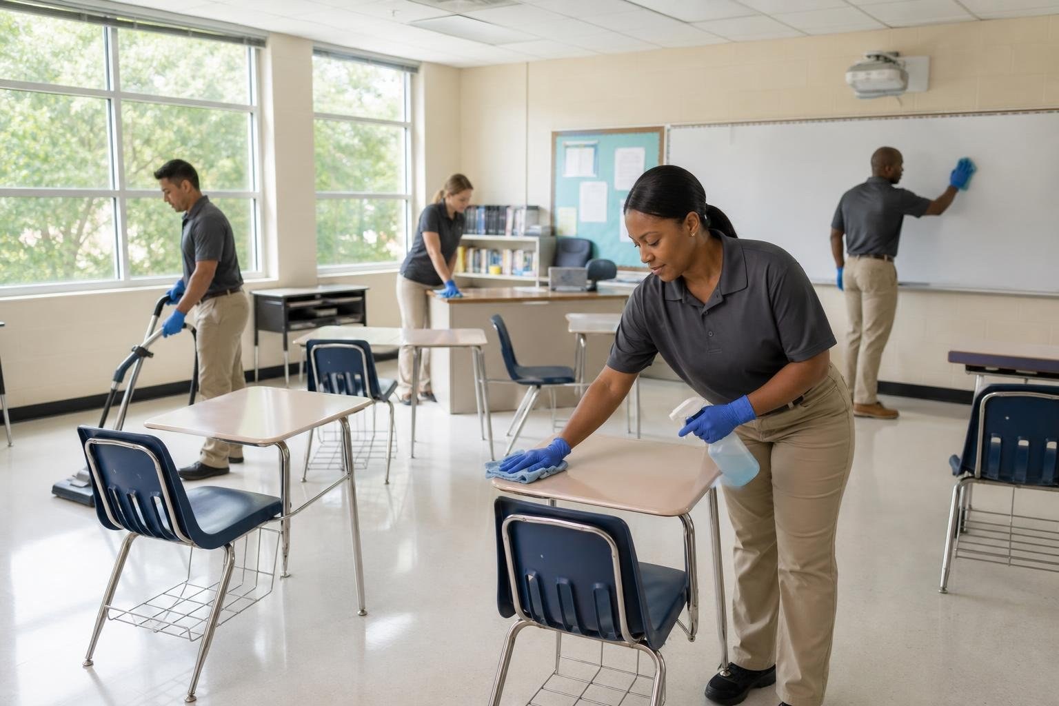 Reliable School Cleaning Services in Dallas, Texas