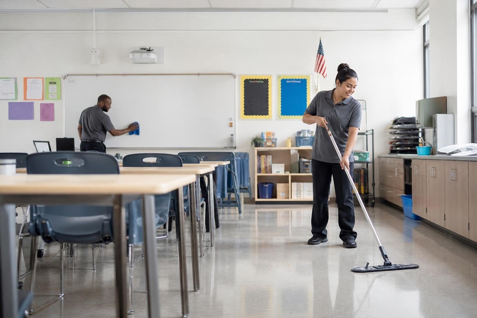 Consistent School Cleaning Services in Fresno, California