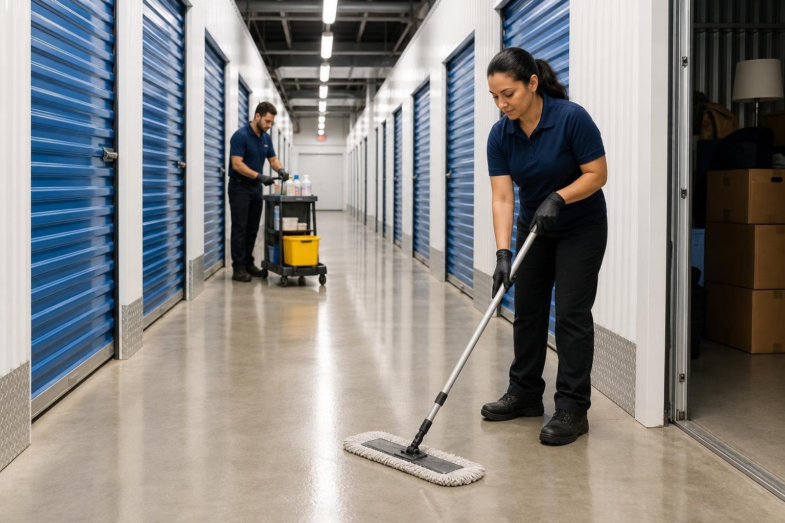 Professional Storage Facility Cleaning Built Around Your Property
