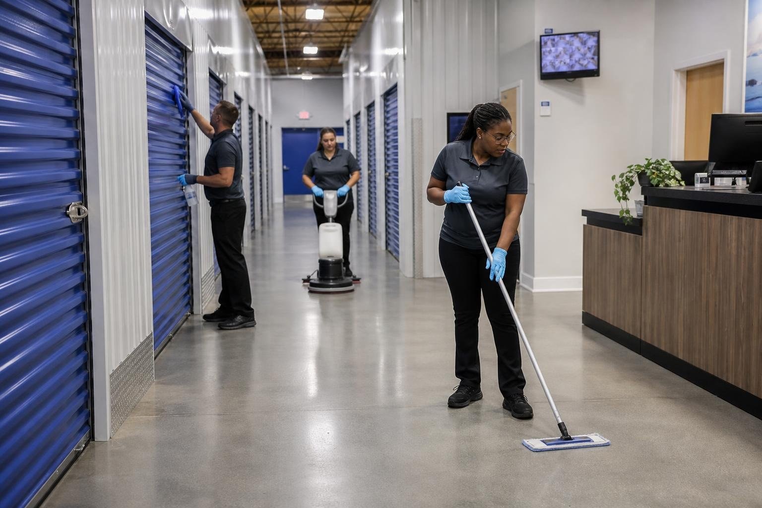 Storage Facility Cleaning for Cleaner, Better-Maintained Properties