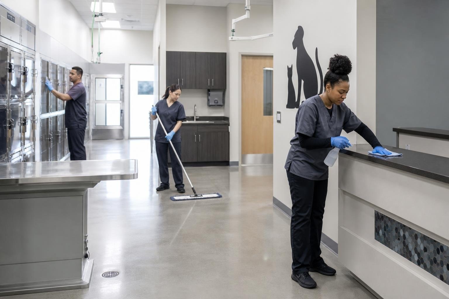 Commercial Veterinary Clinic Cleaning in Dallas, Texas