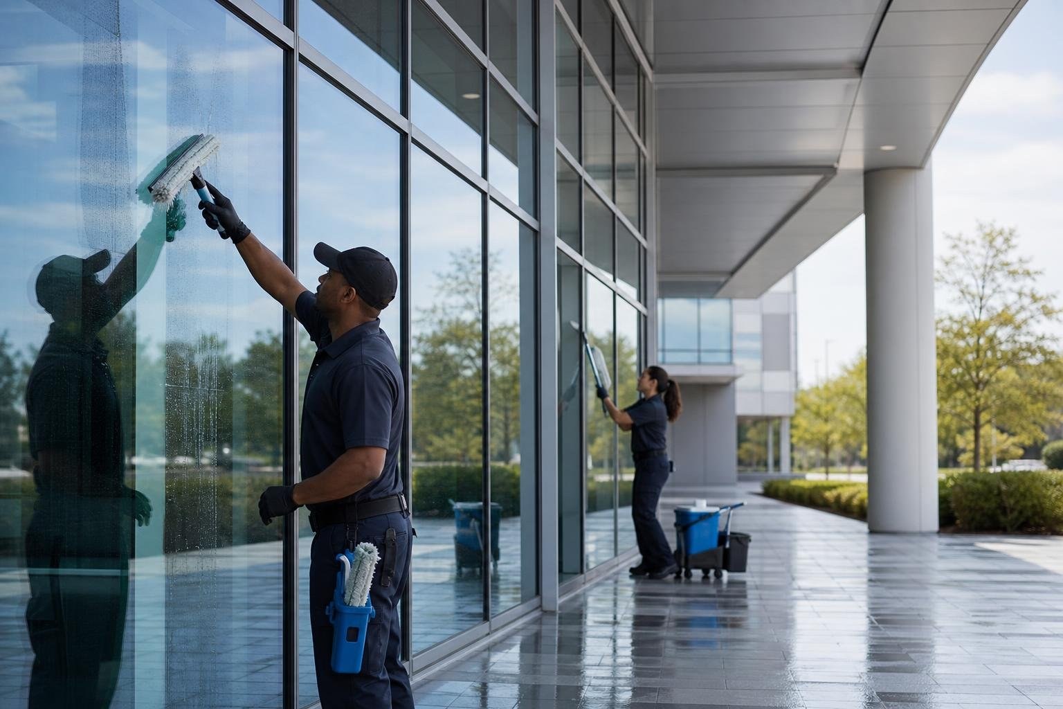 Window Cleaning Services That Help Your Building Shine