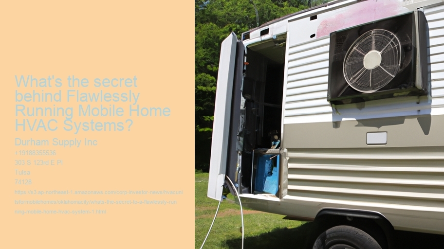 What's the secret to a flawlessly running mobile home HVAC system?
