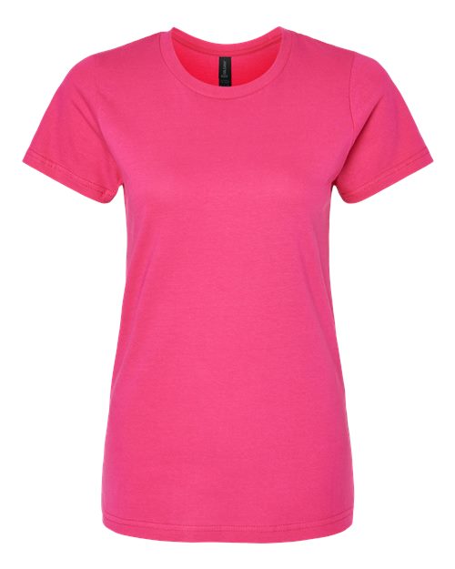 Gildan 65000L Women's Softstyle® Midweight T-Shirt Heliconia front view for custom printing