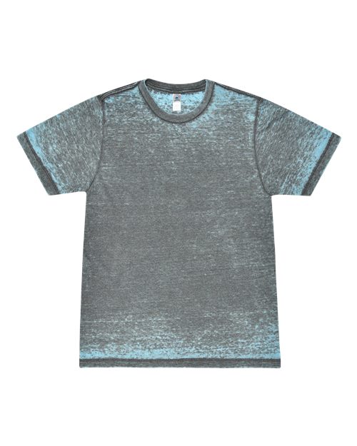 Colortone 1350 Unisex Acid Wash Burnout T-Shirt Arctic Grey front view for custom printing