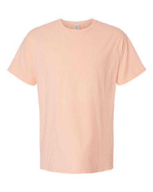 ComfortWash by Hanes GDH11B Unisex Botanical Dyed T-Shirt Botanical Annatto front view for custom printing