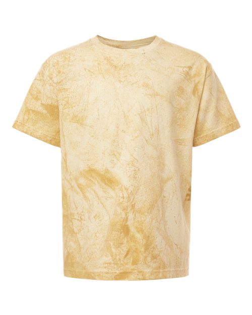 Comfort Colors 1745Y Youth Colorblast™ Heavyweight T-Shirt Citrine front view for custom printing