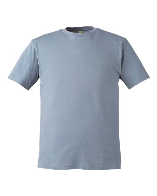econscious EC1070 Reclaimist Fiber Vibes T-Shirt Basalt Grey front view for custom printing
