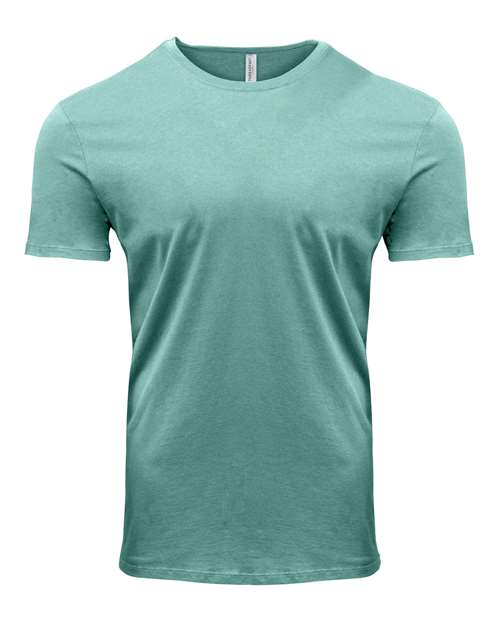 Threadfast Apparel 130A Unisex Pigment Dye T-Shirt Seafoam front view for custom printing
