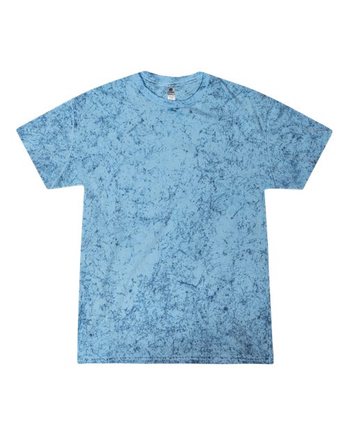 Colortone 1250 Unisex Color Crush T-Shirt Arctic front view for custom printing