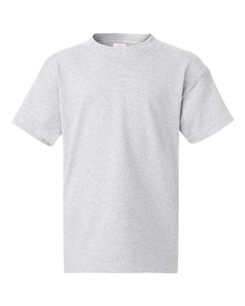 Hanes 5450 Youth Authentic T-Shirt Ash front view for custom printing