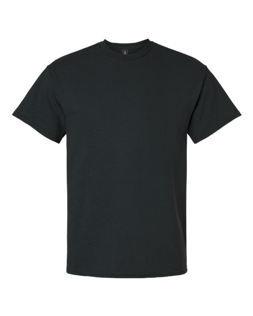 Gildan 2000T Men's Tall Ultra Cotton® T-Shirt Black front view for custom printing