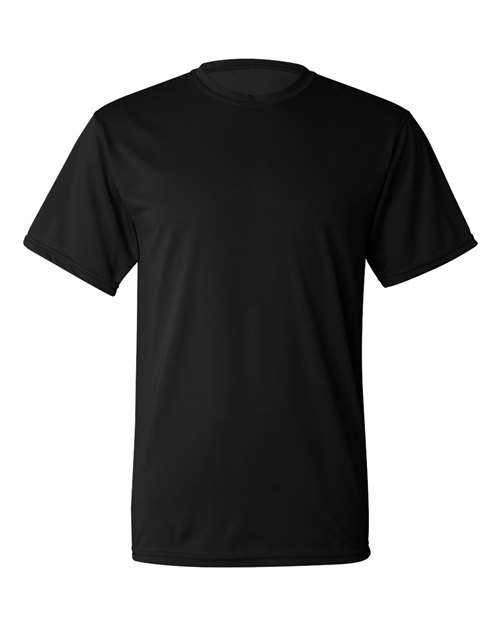 Augusta Sportswear 790 Unisex Nexgen Performance T-Shirt Black front view for custom printing