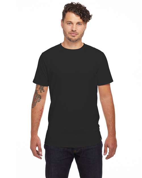 econscious EC1007U Unisex USA Made T-Shirt Black front view for custom printing