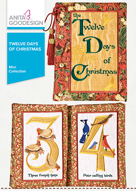 on to cover quilt put how Days Anita of Twelve Christmas Goodesign on to cover quilt put how Days Anita of Twelve Christmas Goodesign