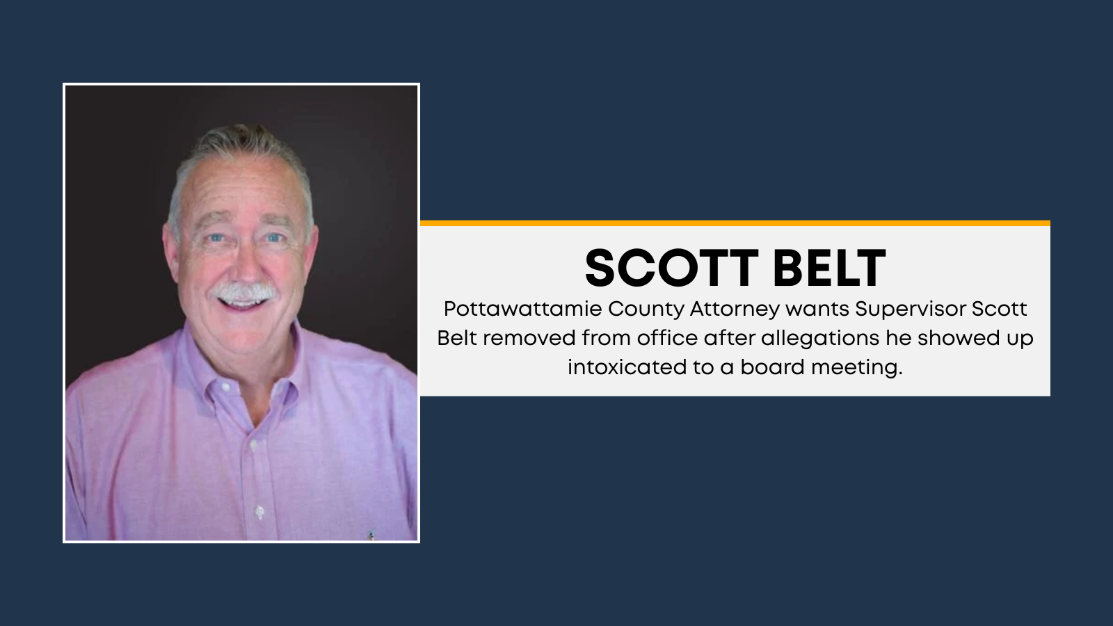 Iowa Supervisor Accused of Showing Up DRUNK to Multiple Meetings — County Attorney Demands Removal