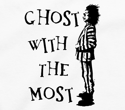 Beetlejuice Ghost With The Most Never Trust The Living&nbsp;Tee Shirt