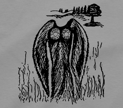 Mothman Big Foot Bigfoot Yeti Sasquatch Sightings Abominable Snowman&nbsp;Tee Shirt