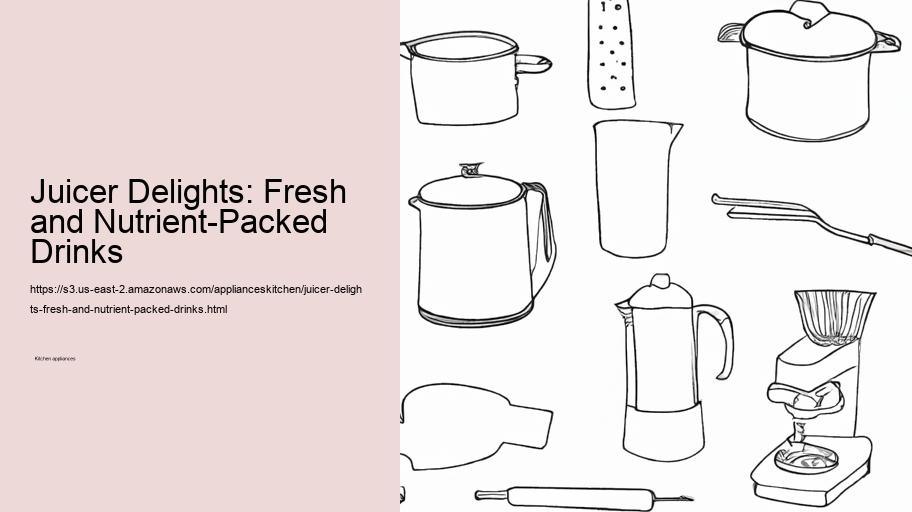 Juicer Delights: Fresh and Nutrient-Packed Drinks