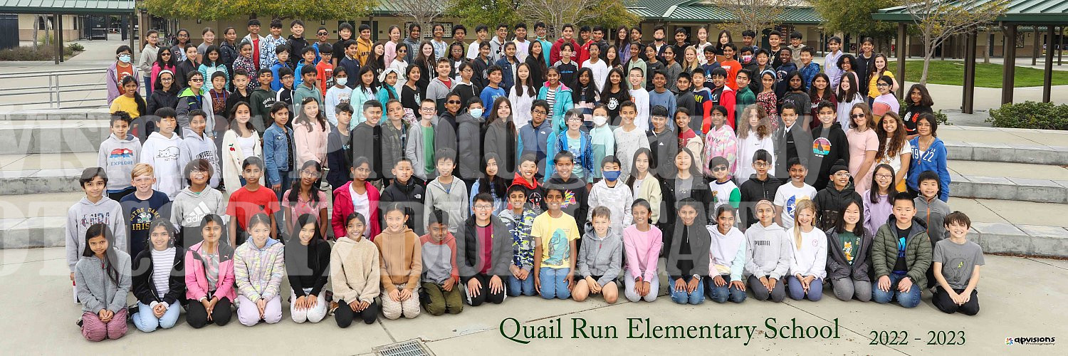 Quail Run Elementary 5th Grade Pano 2022-23 - Pre-Order - Pano - APVisions  Photography