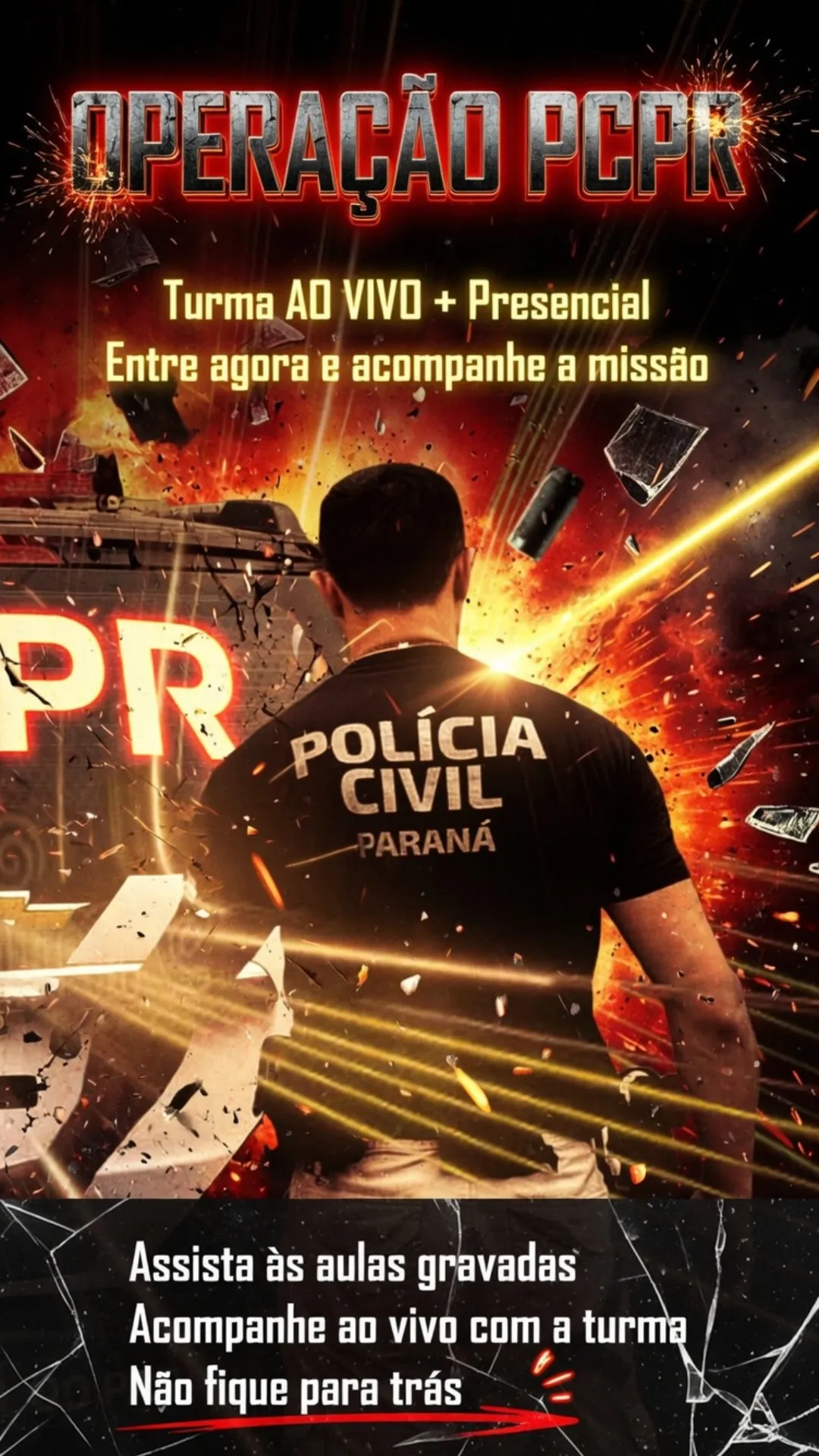 Turma da PCPR AO VIVO + Presencial | Turma em Andamento