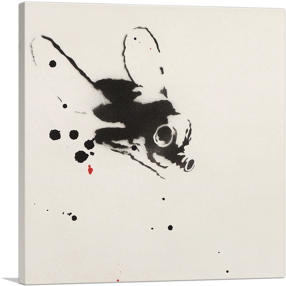 ARTCANVAS Ozone/'s Angel Canvas Art Print by Banksy