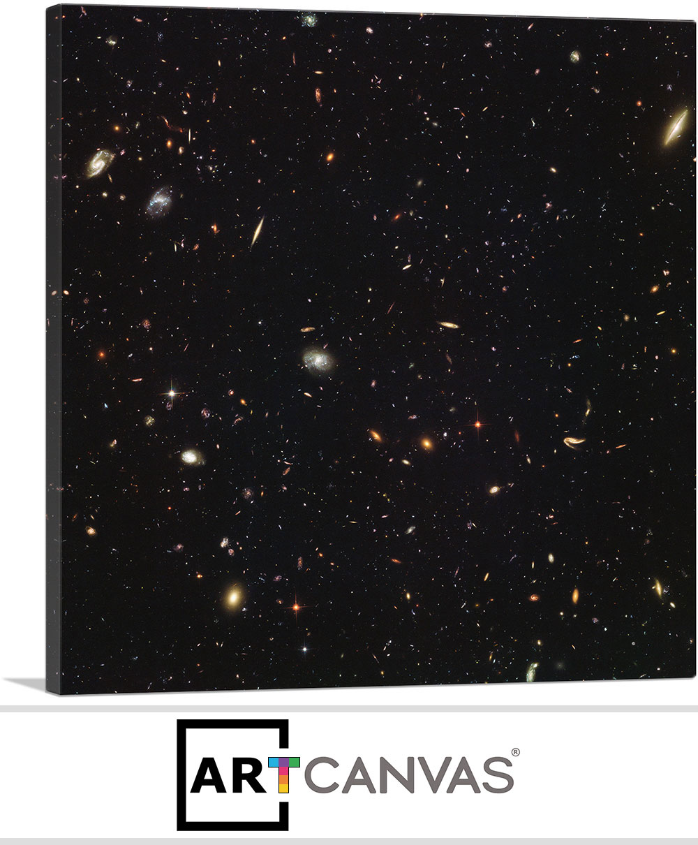 NASA Hubble Telescope View of Deep Space Thousands of Galaxies Canvas ...