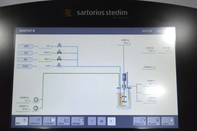 Pre-owned / Used 2013 SARTORIUS Biostat B CELL CULTURE BIOREACTOR for Sale - photo 2
