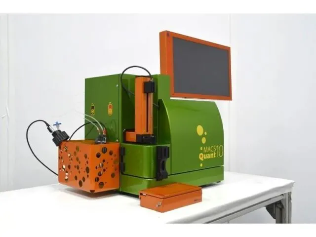 Pre-owned / Used / Fully Refurbished 2016 Miltenyi Biotec MACSQuant Analyzer 10 FLOW CYTOMETERS for Sale - photo 4