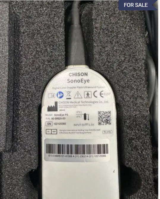 Pre-owned / Used 2023 CHISON MEDICAL SonoEye P3 ULTRASOUND SCANNERS for Sale - photo 8