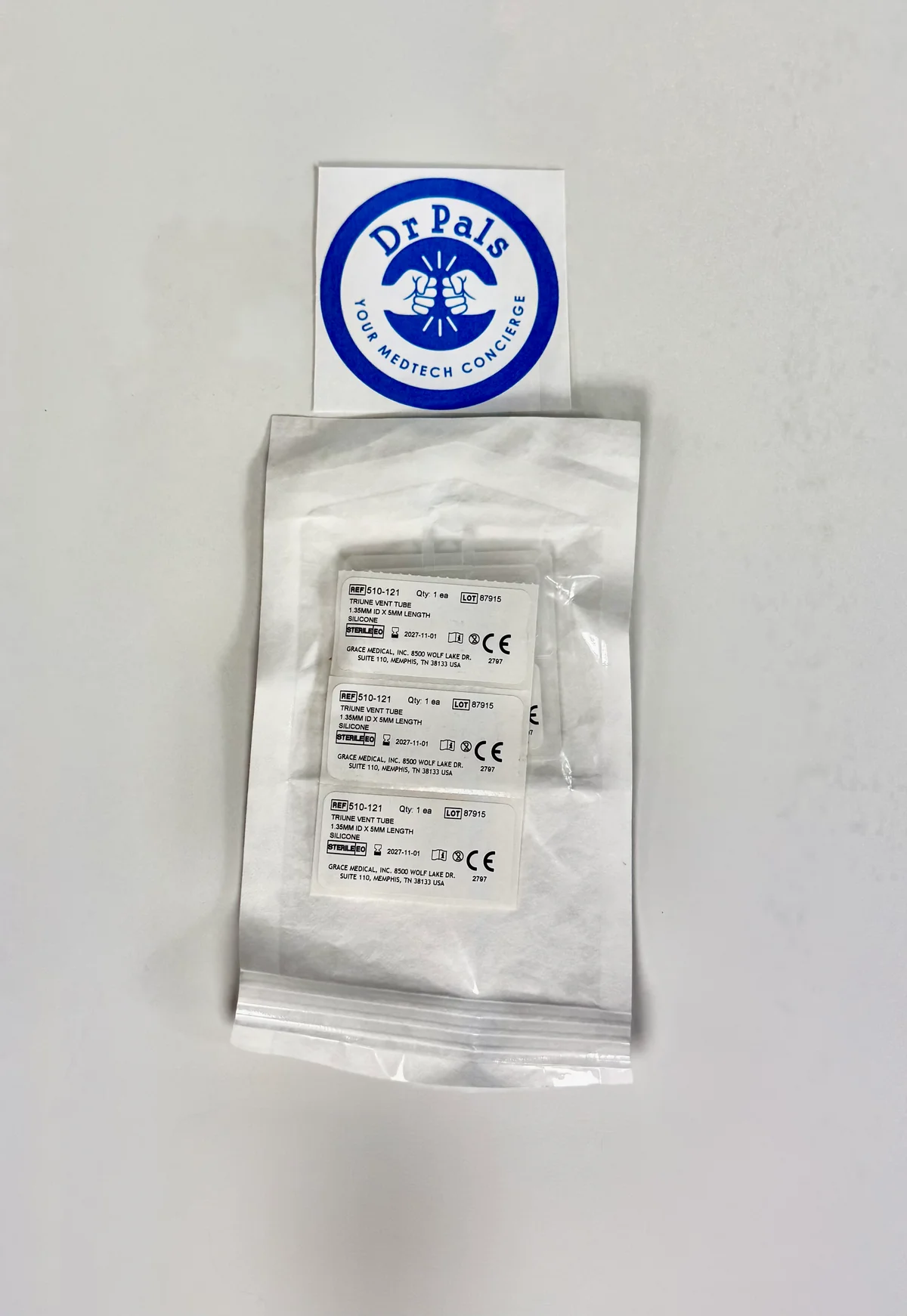 New 2023 GRACE MEDICAL Triune Vent Tube TRANSTRACHEAL JET VENTILATION TUBES for Sale - photo 4