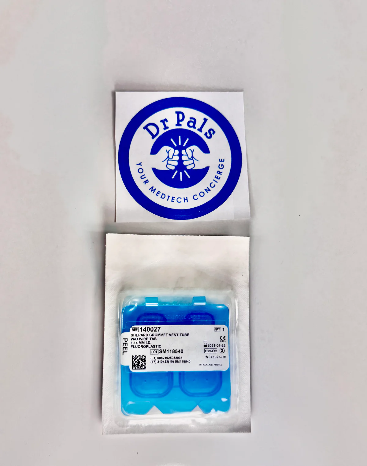 New 2023 GYRUS ACMI Shepard Grommet Vent Tube TYMPANOSTOMY TUBE for Sale - photo 4