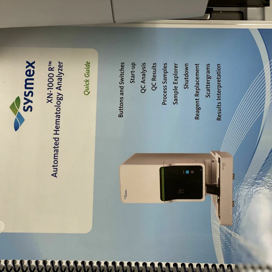 Pre-owned / Used 2012 SYSMEX XN-1000 SA-01 HEMATOLOGY ANALYZERS/ AUTOMATED for Sale - photo 4