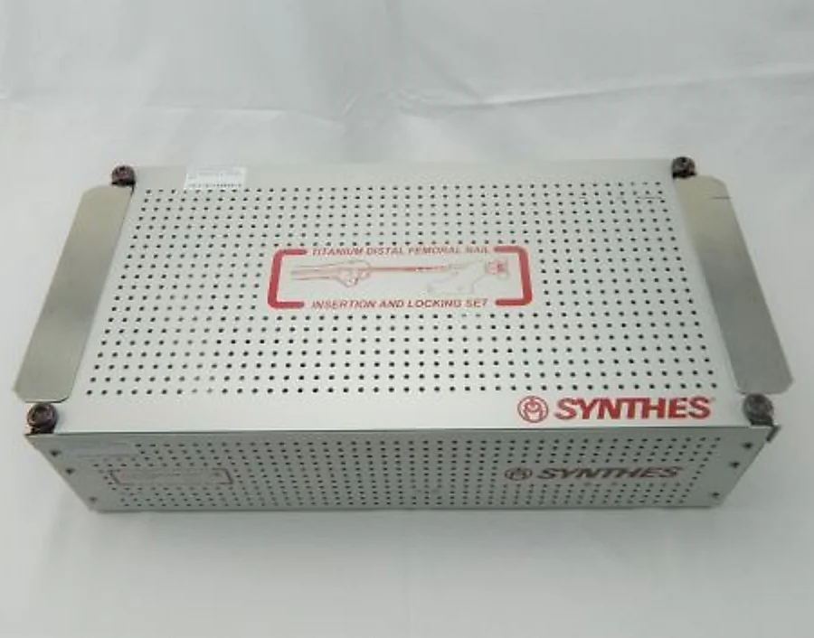 Pre-owned / Used 1990 SYNTHES Distal Femoral Nail com Set INTRAMEDULLARY BONE NAILS for Exchange - photo 2
