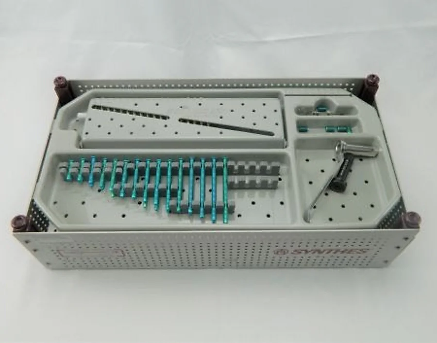 Pre-owned / Used 1990 SYNTHES Distal Femoral Nail com Set INTRAMEDULLARY BONE NAILS for Exchange - photo 3