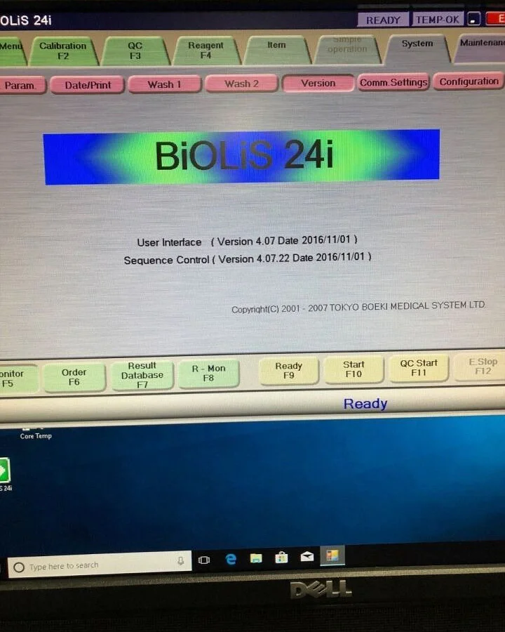 Pre-owned / Used 2015 TOSHIBA MEDICAL 24 i CLINICAL CHEMISTRY ANALYZERS for Sale - photo 4
