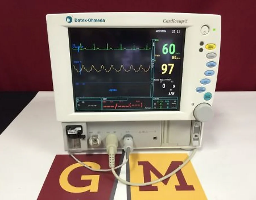 Pre-owned / Used 2001 DATEX-OHMEDA CardioCap 5 DEPTH-OF-ANESTHESIA MONITORS for Sale - photo 4