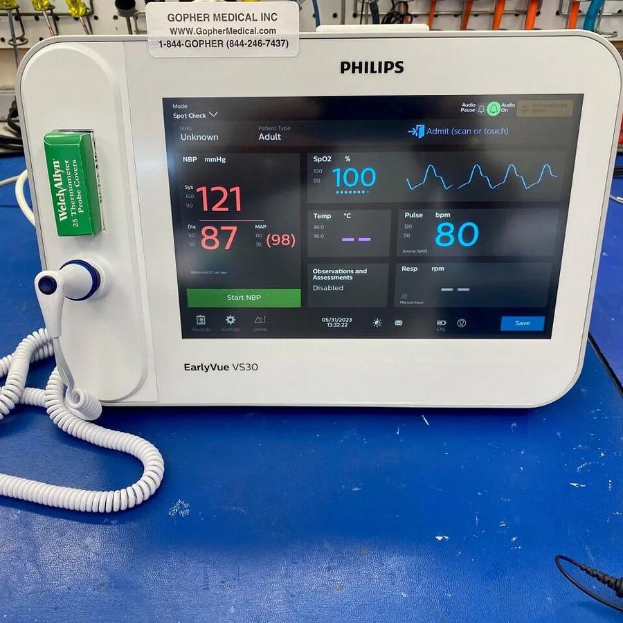 Pre-owned / Used 2019 PHILIPS ELECTRONIC VS30 VITAL SIGNS MONITORS for Sale - photo 3