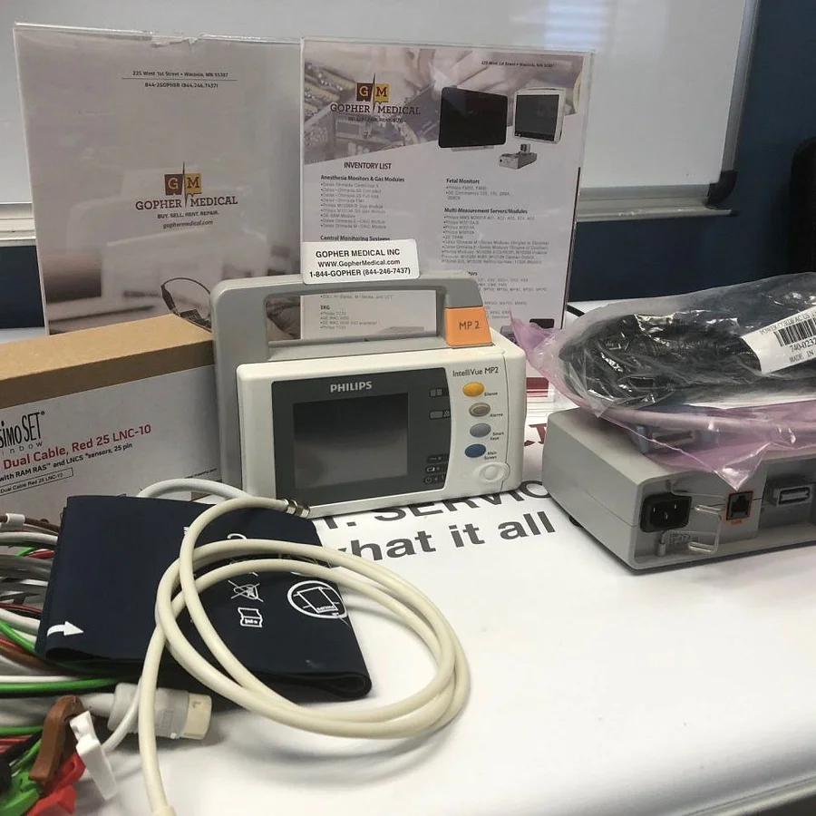 Pre-owned / Used 2000 PHILIPS ELECTRONIC M3002A MP2 TRANSPORT MONITORS for Sale - photo 6