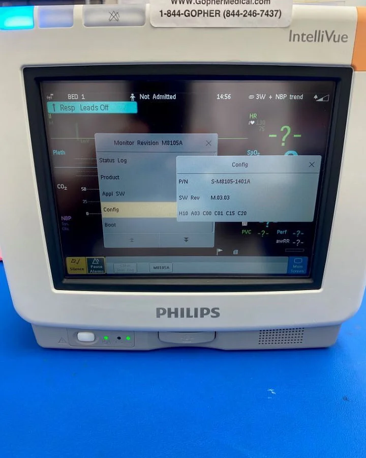Pre-owned / Used 2010 PHILIPS ELECTRONIC MP5 PATIENT MONITORING SYSTEMS for Sale - photo 4