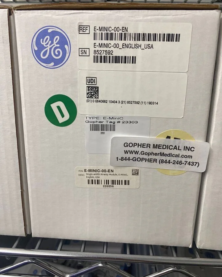 Pre-owned / Used 2005 GE HEALTHCARE E-miniC CO₂ Module MULTIPLE GAS ANALYSER for Sale - photo 6