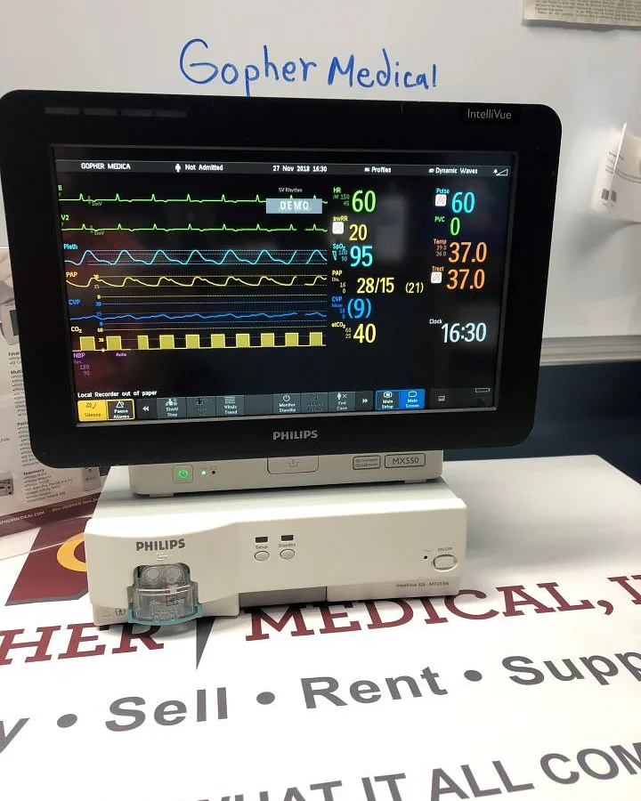 Pre-owned / Used 2010 PHILIPS HEALTHCARE MX500 BEDSIDE MONITORS for Rent/Lease - photo 4